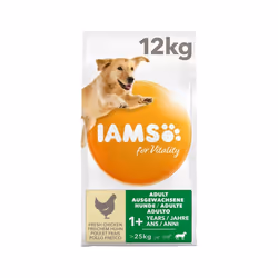 IAMS for Vitality Adult Large Dog Food Chicken 12kg