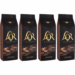 L'OR Espresso Forza Coffee Beans 500g Pack of 4