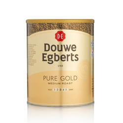 Douwe Egberts Pure Gold Instant Coffee 750g (Pack 6) - 4041022x6