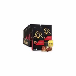 Espresso Splendente Intensity 7 - Nespresso* Compatible Coffee Capsules (Pack of 10, 100 Capsules in Total)