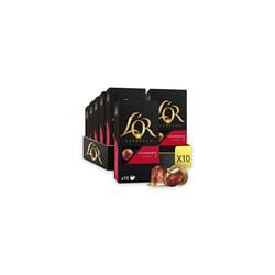 Espresso Splendente Intensity 7 - Nespresso* Compatible Coffee Capsules (Pack of 10, 100 Capsules in Total)
