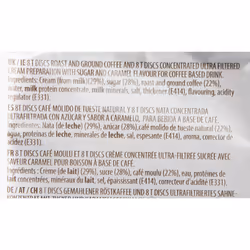 Tassimo L'OR Latte Macchiato Caramel Coffee Pods (Pack of 5, Total 80 pods, 40 Servings)