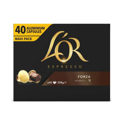 L OR Forza Coffee Capsules (Pack 40) 4028489