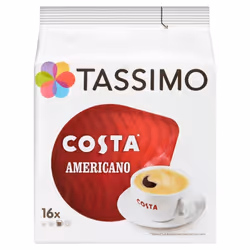 Tassimo Costa Americano Coffee Pods (16 pods, 16 servings)