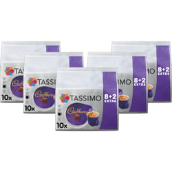 Tassimo Cadbury Hot Chocolate Pods x10 (Pack of 5, Total 50 Drinks)