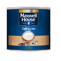 Maxwell House Cappuccino Instant Coffee Powder 1Kg Tin