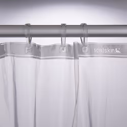 Sealskin 210041300 shower curtain Ring Plastic Transparent