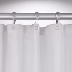 Sealskin Shower Curtain Madeira 240cm White Waterproof Bathroom 238501510