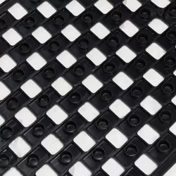 Sealskin Safety Mat Doby Anti Non-slip Rubber Floor Bath Shower Black 312003419