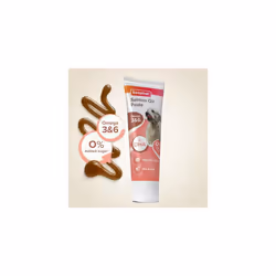 Beaphar | Salmon Oil Paste for Dogs | Promotes Glossy Coat | Supports Vision & Overall Health | Contains Omega 3 & 6 | For Dogs of All Ages | 100g