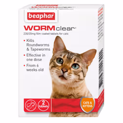 Beaphar Wormclear Cat 2 Tablets