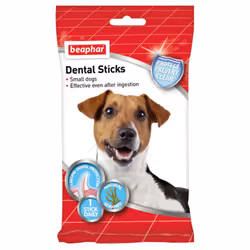 Beaphar Dental Sticks Small Dog 7 Sticks (Pack of 12)