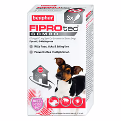 New Fiprotec Combo Small Dog 3 Pipette