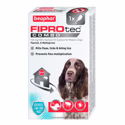 New Fiprotec Combo Medium Dog 1 Pipette