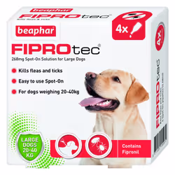 Fiprotec Spot On Large Dog 4 Pipette