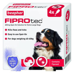 Fiprotec Spot On Extra Large Dog 4 Pipette