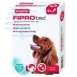 Beaphar FIPROtec Spot On Medium Dog 6 pipettes