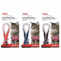 Beaphar Soft Cat Flea Collar - Reflective, Velvet and Sparkle - Sparkle, 1 Pack