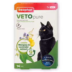 Beaphar VETOpure Reflective Flea Collar For Cats