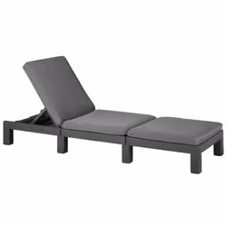 Allibert Daytona, Graphite, Grey, Lying/Sitting, 650 mm, 1950 mm, 220 mm, 700 mm
