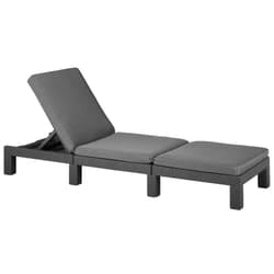 Allibert Daytona beach chair Graphite, Grey Lying/Sitting