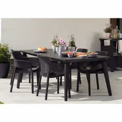Keter Lima 240 outdoor table Graphite Rectangular shape - Additional view 4
