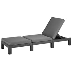 Keter Daytona Deluxe Sun Lounger - Grey