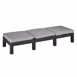 Keter Daytona Deluxe Sun Lounger - Grey