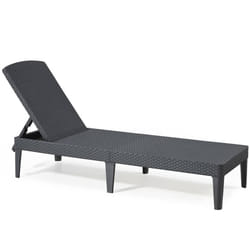 VidaXL 420017 outdoor chair Lounge Padded seat Polypropylene (PP) Graphite