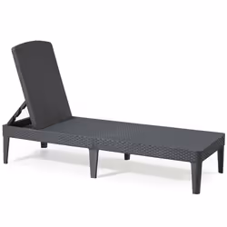 VidaXL 420017 outdoor chair Lounge Padded seat Polypropylene (PP) Graphite