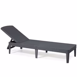 VidaXL 420017 outdoor chair Lounge Padded seat Polypropylene (PP) Graphite