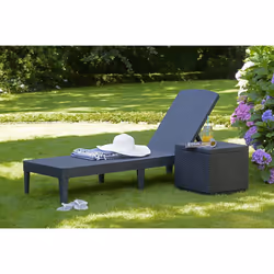 VidaXL 420017 outdoor chair Lounge Padded seat Polypropylene (PP) Graphite - Additional view 4