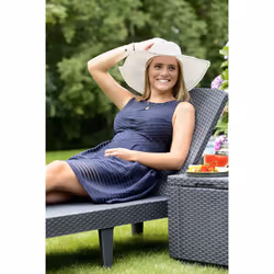 VidaXL 420017 outdoor chair Lounge Padded seat Polypropylene (PP) Graphite - Additional view 5