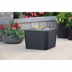 Keter 241664 outdoor table Grey Square shape