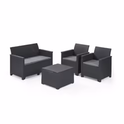 Keter Emma 4 Seater Lounge Set â Grey