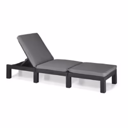 Keter Daytona Deluxe, Grey, Lying/Sitting, Grey, 650 mm, 1950 mm, 255 mm