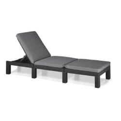 Keter Daytona Deluxe beach chair Grey Lying/Sitting