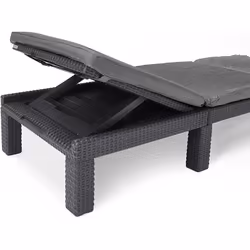 Keter Daytona Sun lounger 195 x 65 x 25.5 cm Graphite Gray Deluxe
