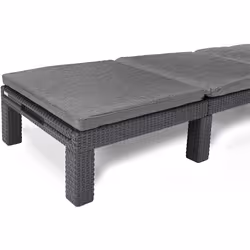 Keter Daytona Sun lounger 195 x 65 x 25.5 cm Graphite Gray Deluxe