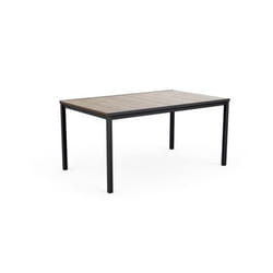 Keter 260567 outdoor table Black, Wood Rectangular shape