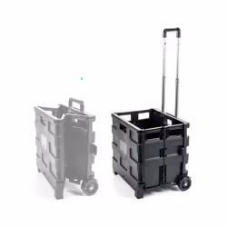 25Kg Multipurpose Foldable Shopping Trolley Cart Handle Wheel Camping Caddy Boot - Additional view 7