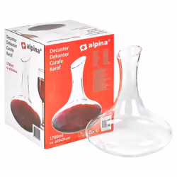 Alpina Glass Red Wine Sherry Port Drinks Decanter Server Carafe