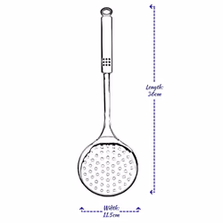 Cooking Utensil Stainless Steel Kitchen Spoon - Skimmer 36cm