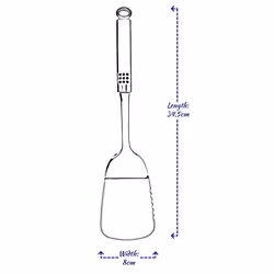 Cooking Utensil Stainless Steel Kitchen Spoon - Turner 34.5cm