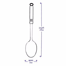 Cooking Utensil Stainless Steel Kitchen Spoon - Serving Spoon 34cm