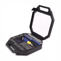 99Pcs Ratchet 1/4'' Screwdriver Set Socket Wrench Tool Case Torx Allen Screw Nut