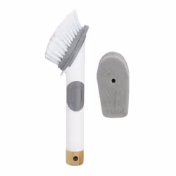 Dish Washing Up Brush Sponge With Liquid Soap Dispenser Scrubber Pad