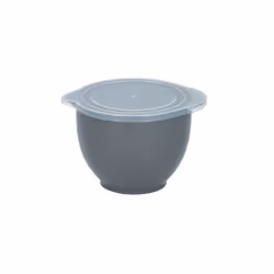 3 Piece Mixing Bowl Set Plastic With Pouring Lip Lids Baking