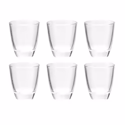 6pc Shot Glasses Glass Vodka Liquor Bar Pub Party Shooter Slammer 45ml - Additional view 4