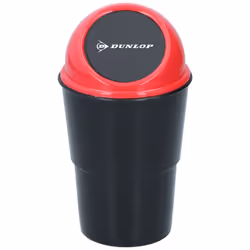 Car Mini Bin Cup Holder Portable Small Plastic Trash Can Home Office Bedroom - Red